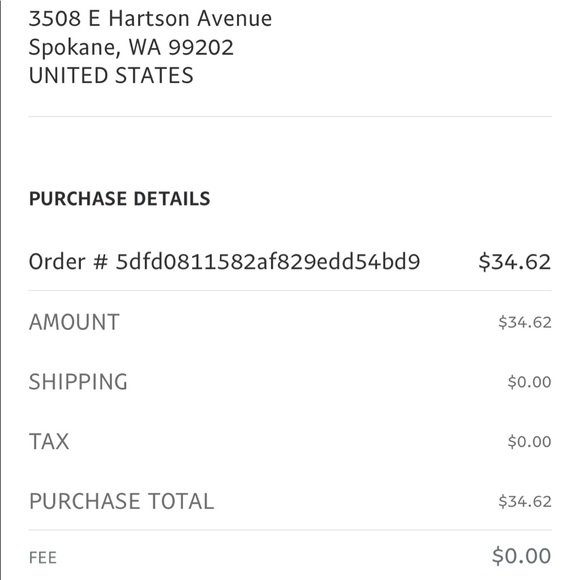 Reciept - Picture 1 of 1